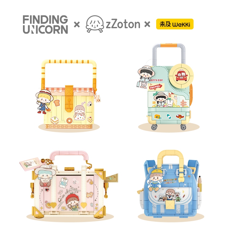 FINDING UNICORN zZoton's Variety Bags Building Block Toys Brithday Gift（Single Box 1Pc）