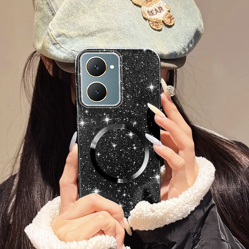 YBD เคสโทรศัพท์แม่เหล็กสําหรับVivo Y03 Y03T Y18E Y18T Y18i Y18 Y02T Y02A Y02 Fine Circleไร้สายชาร์จG