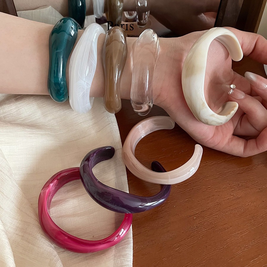 สร้อยข้อมือหยกเลียนแบบ แฟชั่นหรูหรามีสไตล์ ราคาประหยัด