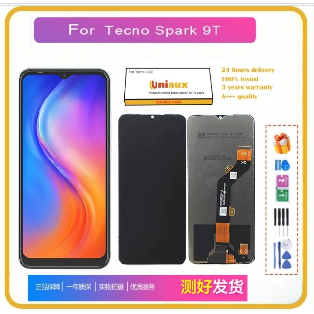 เหมาะสําหรับ Tecno spark 9T KH6 หน้าจอ lcd Assembly หน้าจอสัมผัส