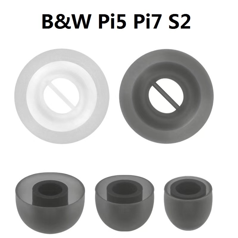ซิลิโคนหูเคล็ดลับหูฟังสําหรับ B & Wilkins Pi5 Pi5 S2 Pi7 Pi7 S2 หูฟังชนิดใส่ในหูบลูทูธเปลี่ยนหูฟังแบ