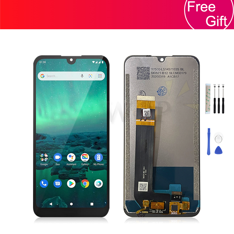 5.71 "สําหรับ Nokia 1.3 จอแสดงผล LCD กรอบ Touch Screen Digitizer แผงกระจกสําหรับ Nokia N1.3 LCD อะไห