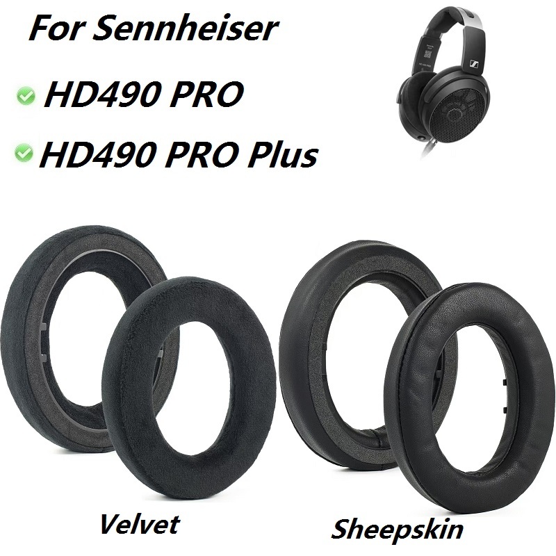 แผ่นรองหูฟังสําหรับ Sennheiser HD490 PRO/HD490 PRO Plus หูฟังเปลี่ยน HD490pro ที่ครอบหู Earmuffs หมอ