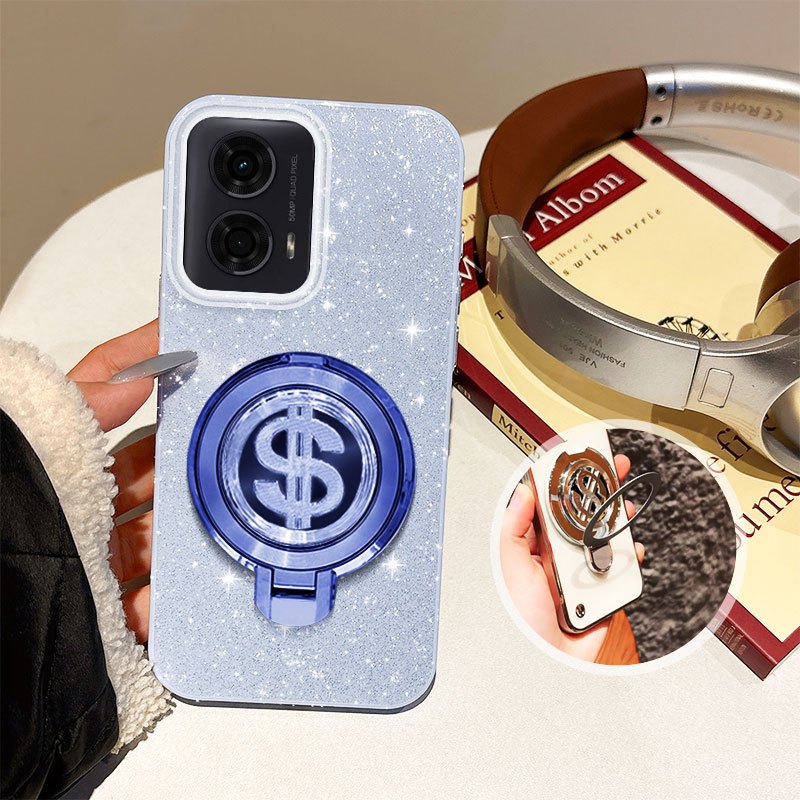 YBD เคสโทรศัพท์สําหรับ Motorola Moto G24 G22 E13 G04 G04S E14 G24 G14 G54 Power G64 G15 หมุน USD Bra