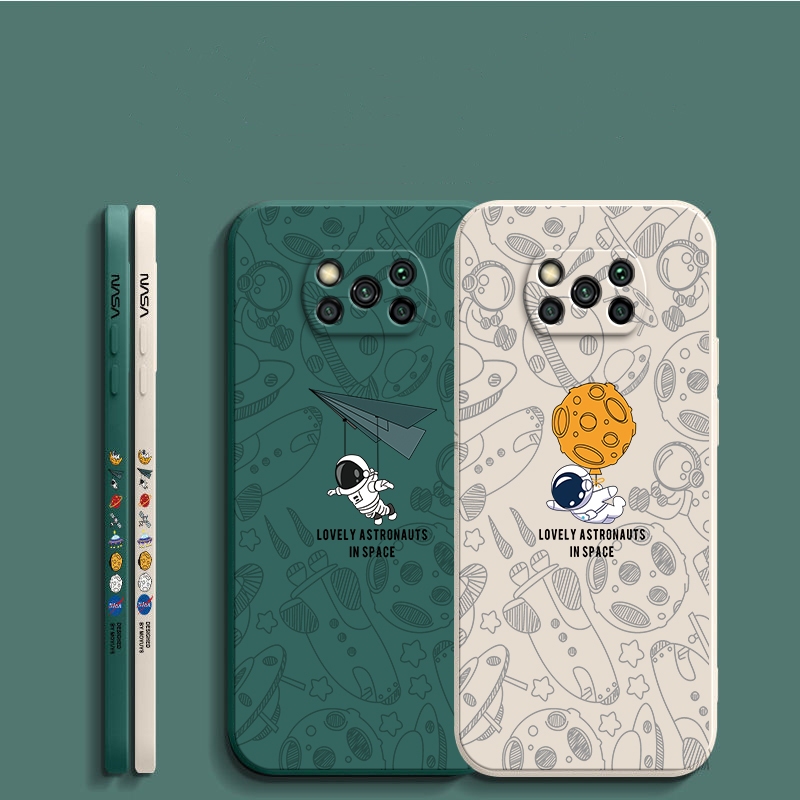 เคส POCO X3 PRO เคส POCO X3 NFC/ Poco X7 Pro Space Nasa คู่เคสป้องกันการตก tkr