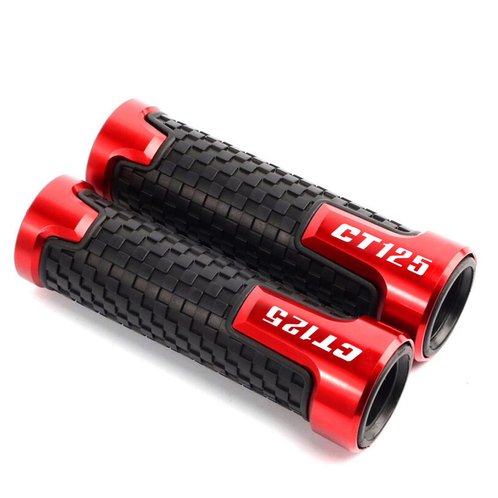 ที่จับรถจักรยานยนต์สําหรับ BAJAJ CT125 Kawasaki CT125 2013-2025 อลูมิเนียมยาง Anti slip Handlebar Gr