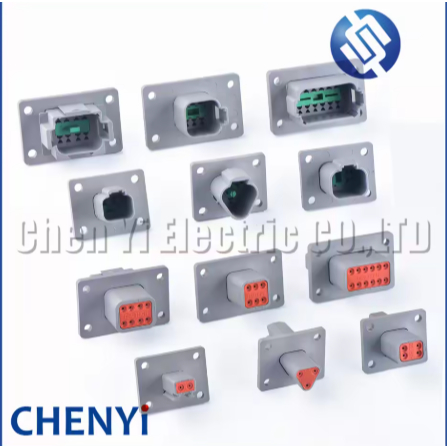 Connector ปลั๊กหน้าแปลนคงที่ DT04-2P-L012 DT04-4P-L012 DT04-6P-L012 DT04-8P-L012 DT04-12P-L012 DT06-