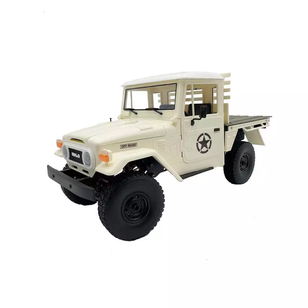 WPL C44 RTR 1/16 Scale 4WD RC Off-Road รถบรรทุก FJ45 สมจริงไฟฟ้าปีนเขารถของเล่น thumbnail 8