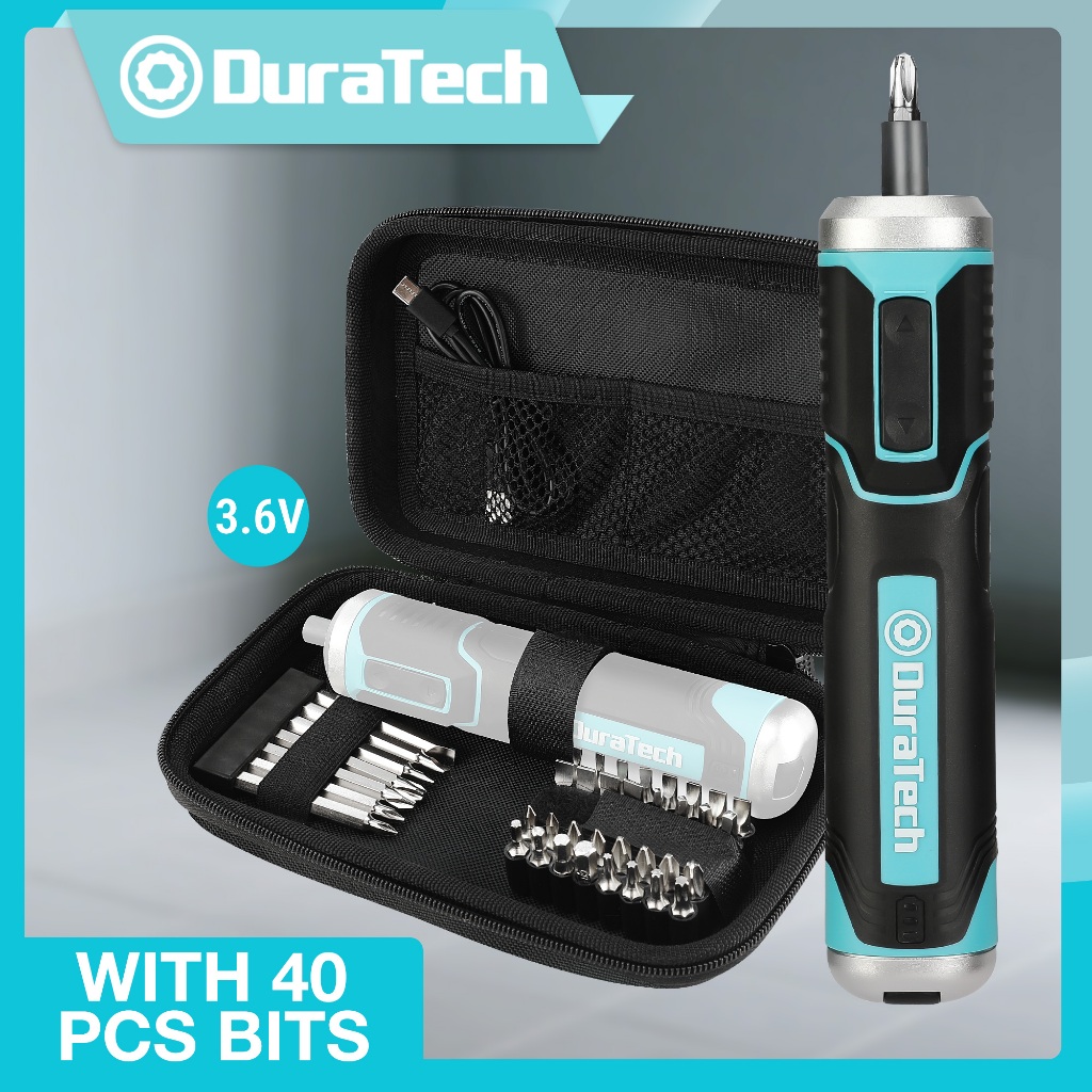 Duratech เครื่องมือซ่อมไร้สาย 28 In 1ชุดไขควงไฟฟ้าอุปกรณ์ชาร์จ Usb ไขควงชุดบิตที่มีความแม่นยำ