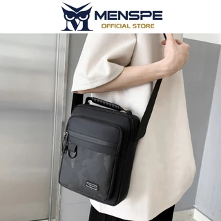 Menspe กระเป๋าสะพายแฟชั่นผ้า Cross Body Bag หลายกระเป๋าน้ําหนักเบา Casual Sport Street Bag