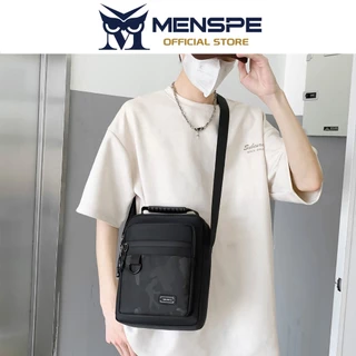 Menspe กระเป๋าสะพายแฟชั่นผ้า Cross Body Bag หลายกระเป๋าน้ําหนักเบา Casual Sport Street Bag