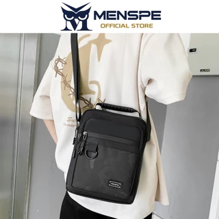 Menspe กระเป๋าสะพายแฟชั่นผ้า Cross Body Bag หลายกระเป๋าน้ําหนักเบา Casual Sport Street Bag