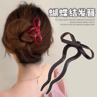 เครื่องประดับผม U-Shaped Hairpin แบบ.Simple High-End สำหรับหญิง