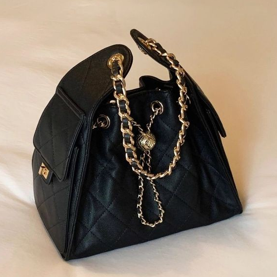 Rhombus กระเป๋าสะพายหญิงเกาหลี Crossbody กระเป๋าขนาดใหญ่ความจุกระเป๋าเดินทาง ins สไตล์ถังกระเป๋าโซ่ Drawstring กระเป๋า