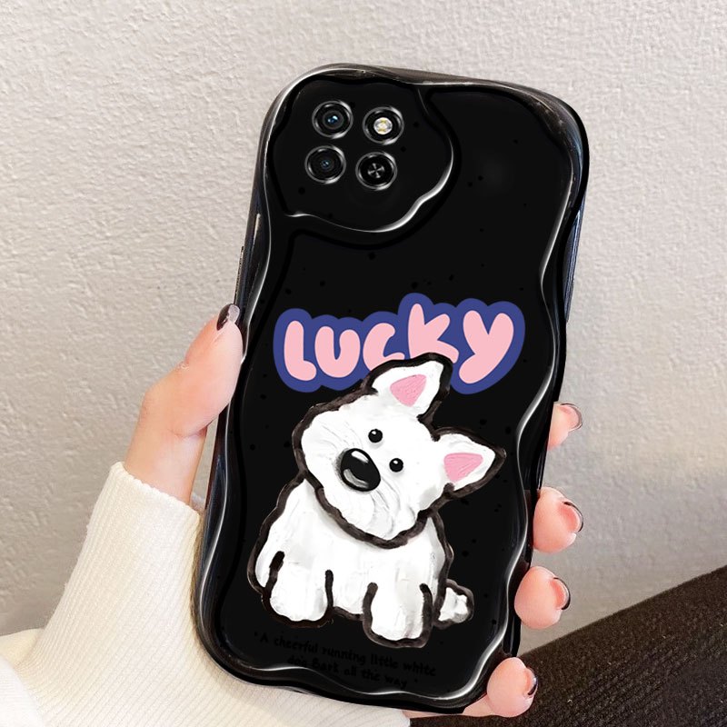 YBD เคสโทรศัพท์สําหรับ Tecno Spark 20 Pro + 4G KJ7 ITEL S23 4G S665L น่ารัก Turnaround สุนัขตัวเล็กส