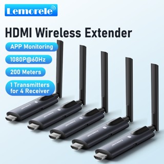 Lemorele R1040 1TX to 4RX HDMI เครื่องส่งสัญญาณไร้สาย 1080p …
