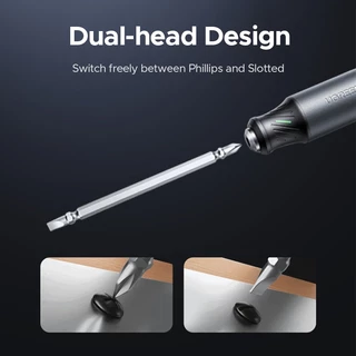 UGREEN ไขควง 2-in-1 S2 โลหะผสมเหล็ก Phillips และ Slotted 6*100mm