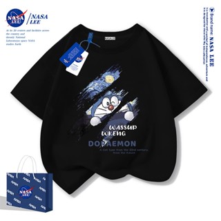 【จัดส่งภายใน 48 ชั่วโมง】เสื้อยืดเด็ก NASA สีดำ ผ้าฝ้าย 100% …