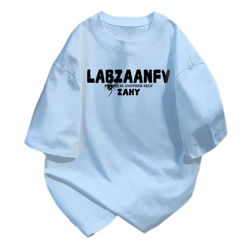 【พร้อมส่ง】🔥NASA ผ้าฝ้ายแท้100% แขนสั้น ทรงโอเวอร์ไซส์ เสื้อยืด ใส่ได้ทั้งชายหญิง คอกลม🕷️🕸️ลายแมงมุม เสื้อYG928 - รูปที่ 7