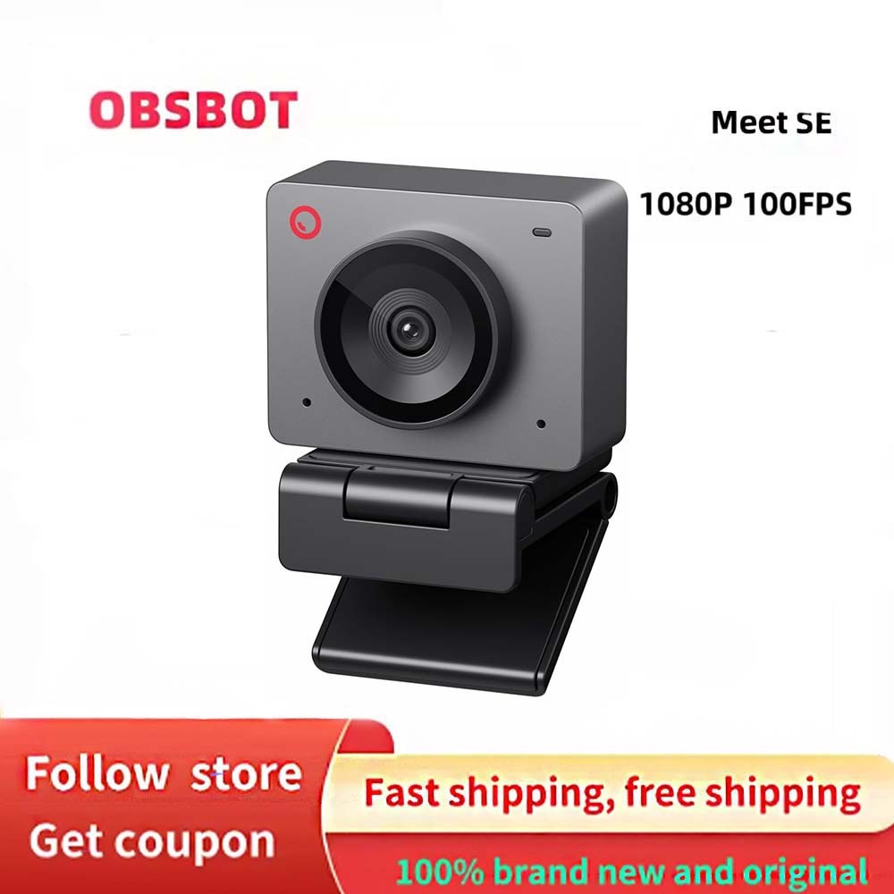 OBSBOT Meet SE 1080P 100FPS เว็บแคม AI Framing กล้องสตรีมมิ่งพร้อมเซ็นเซอร์ 1/2.8" สําหรับเดสก์ท็อปค