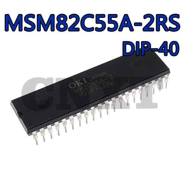 M82C55A-2 MSM82C55A-2RS CMOS โปรแกรมอินเทอร์เฟซภายนอก DIP-40