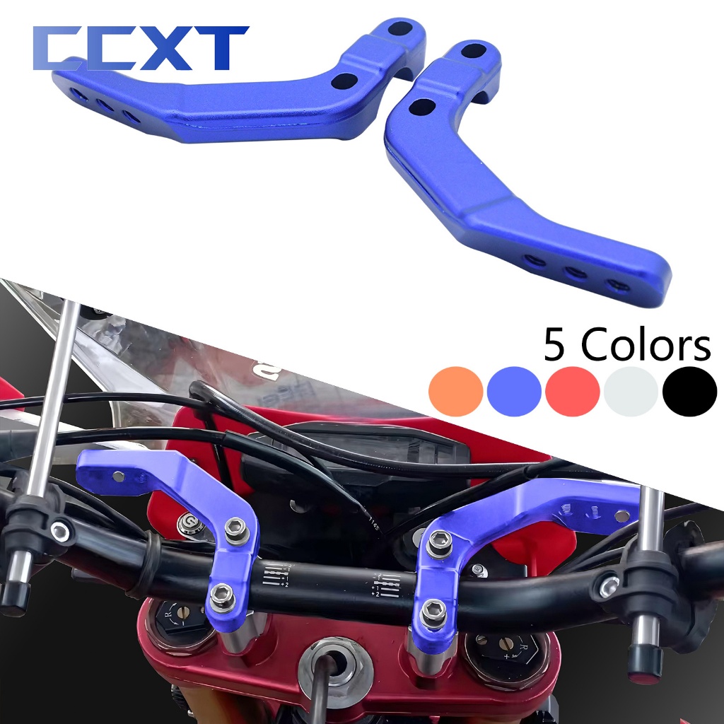 รถจักรยานยนต์ CNC Handguard Bracket 28 มม.Handlebar Retrofit สนับสนุน Hand Guard Clamp สําหรับ KTM Honda Yamaha Kawasaki Suzuki BWM