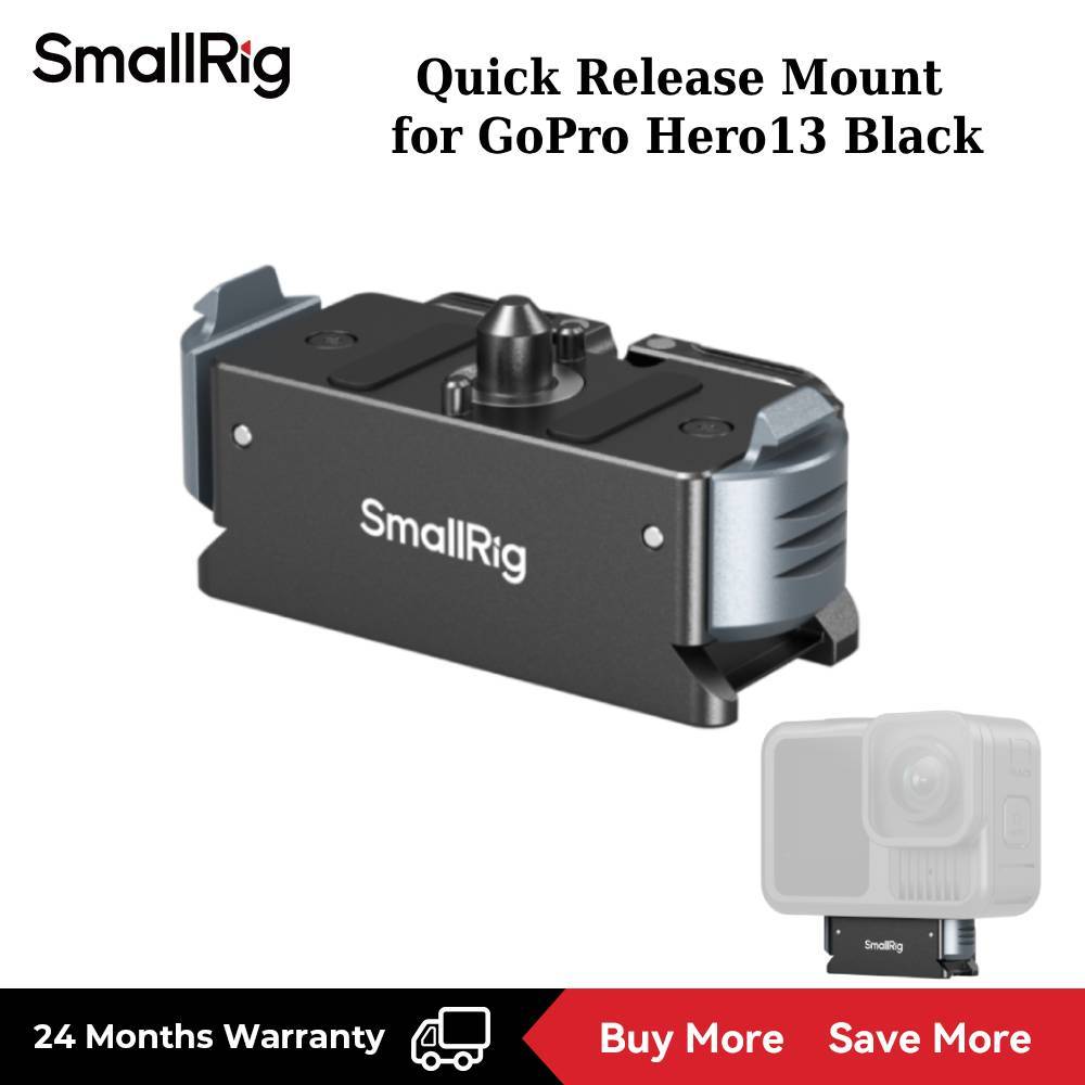 SmallRig Quick Release Mount สําหรับ GoPro Hero13 สีดํา #5437