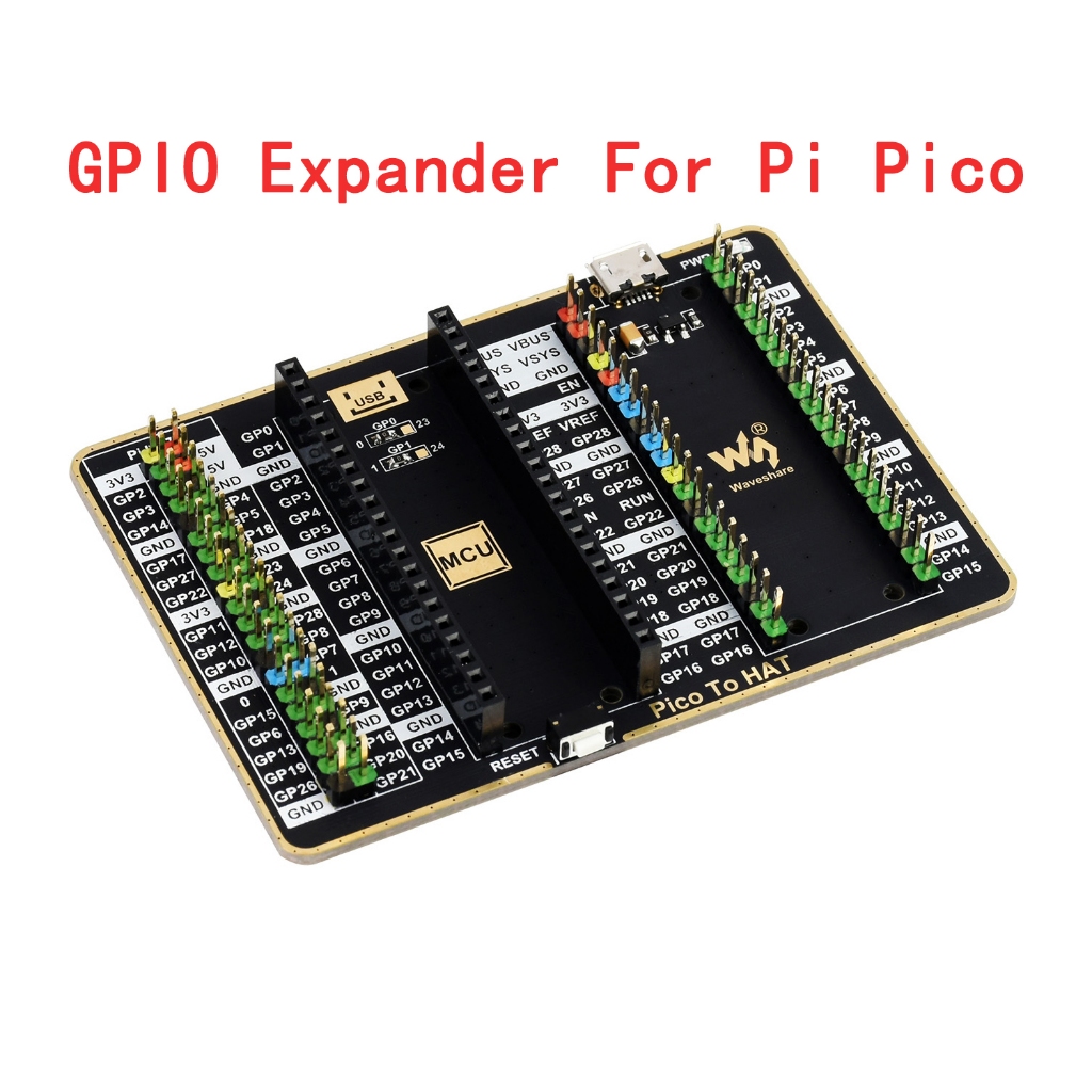 40Pin GPIO Expander โมดูลบอร์ดขยาย Breakout Shield หมวกสําหรับ RPI Raspberry Pi PICO 2 W WH PICO2 RP