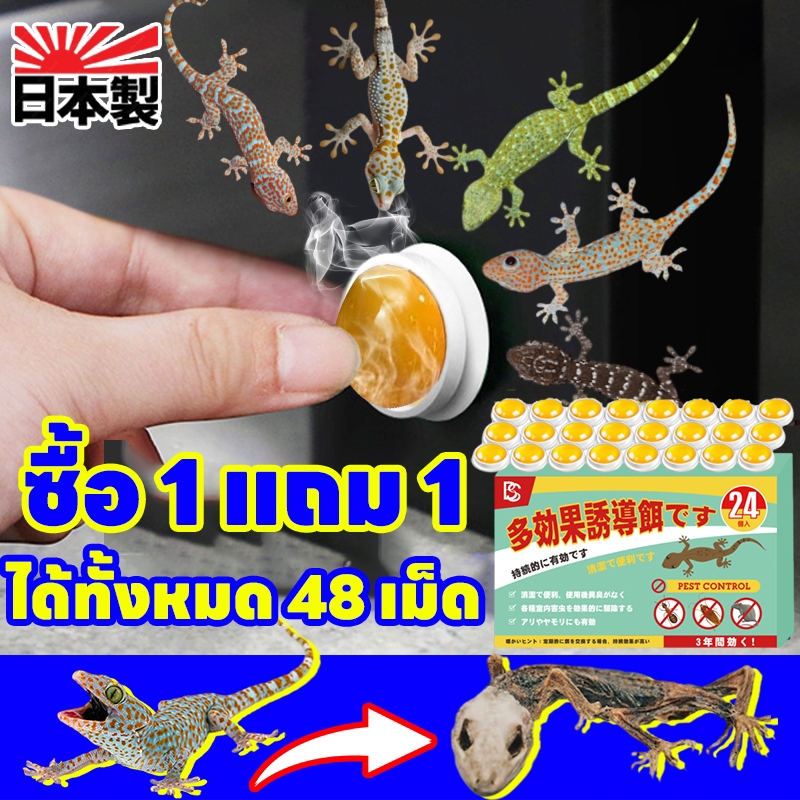 🦎ชุดสุดคุ้มราคาพิเศษ🦎เพียง 119 บาท ได้ถึง 48 ชิ้น ยาฆ่าจิ้งจก ยาจิ้งจก ไล่จิ้งจก ยาฆ่าตุ๊กแก ยาฆ่าจิ้งจกสำหรับใช้ในบ้าน ซื้อ 2 แถม 1