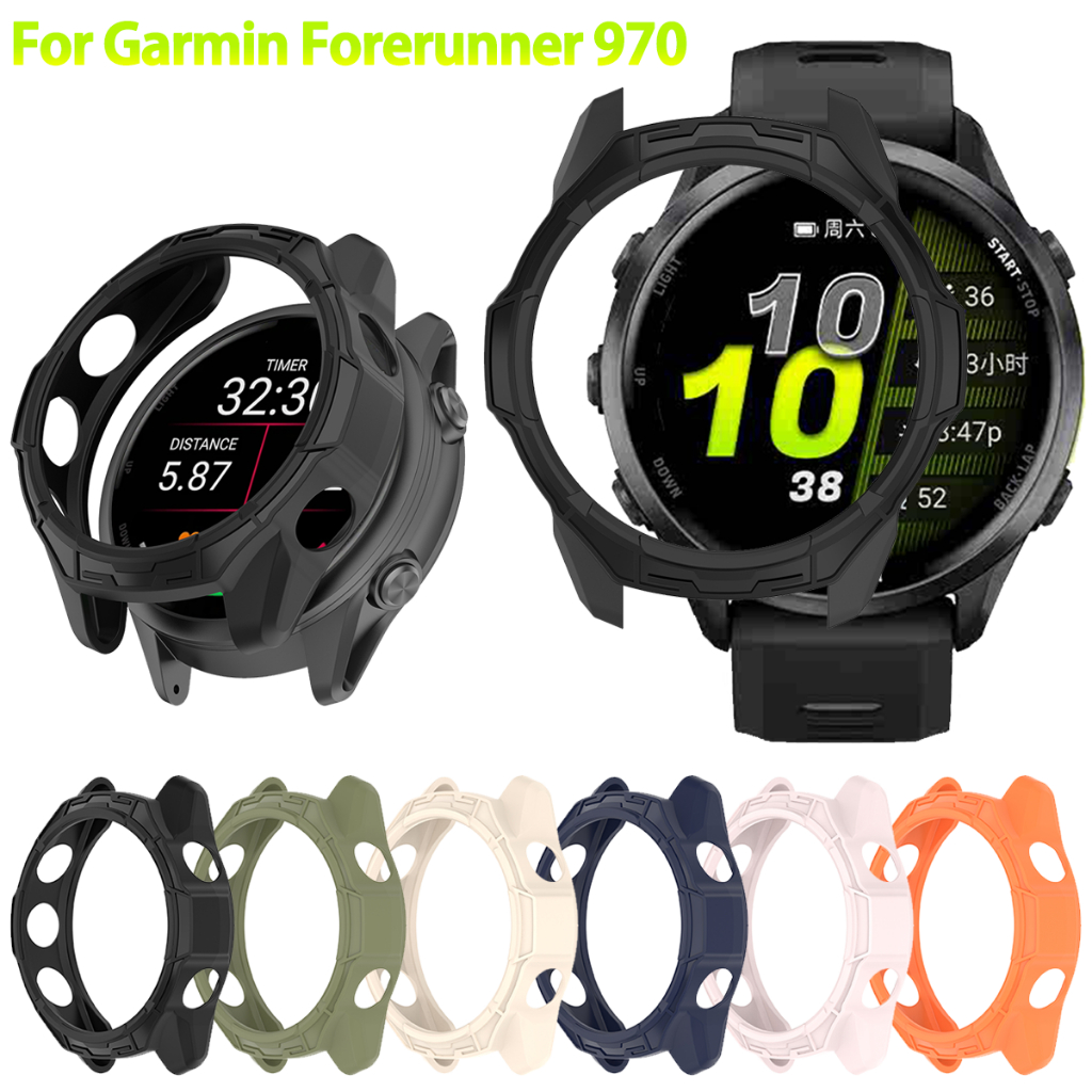 สําหรับผู้เบิกทาง Garmin 970 Tpu Hollow Case Anti-scratch สําหรับ fr 970 Protector เกราะปลอกกรอบกันช