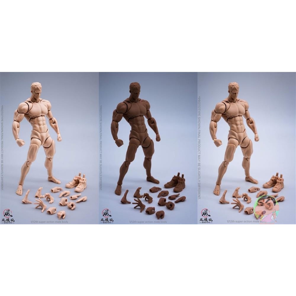Wind Toys 1/12 Super Action Male Body Action Figure