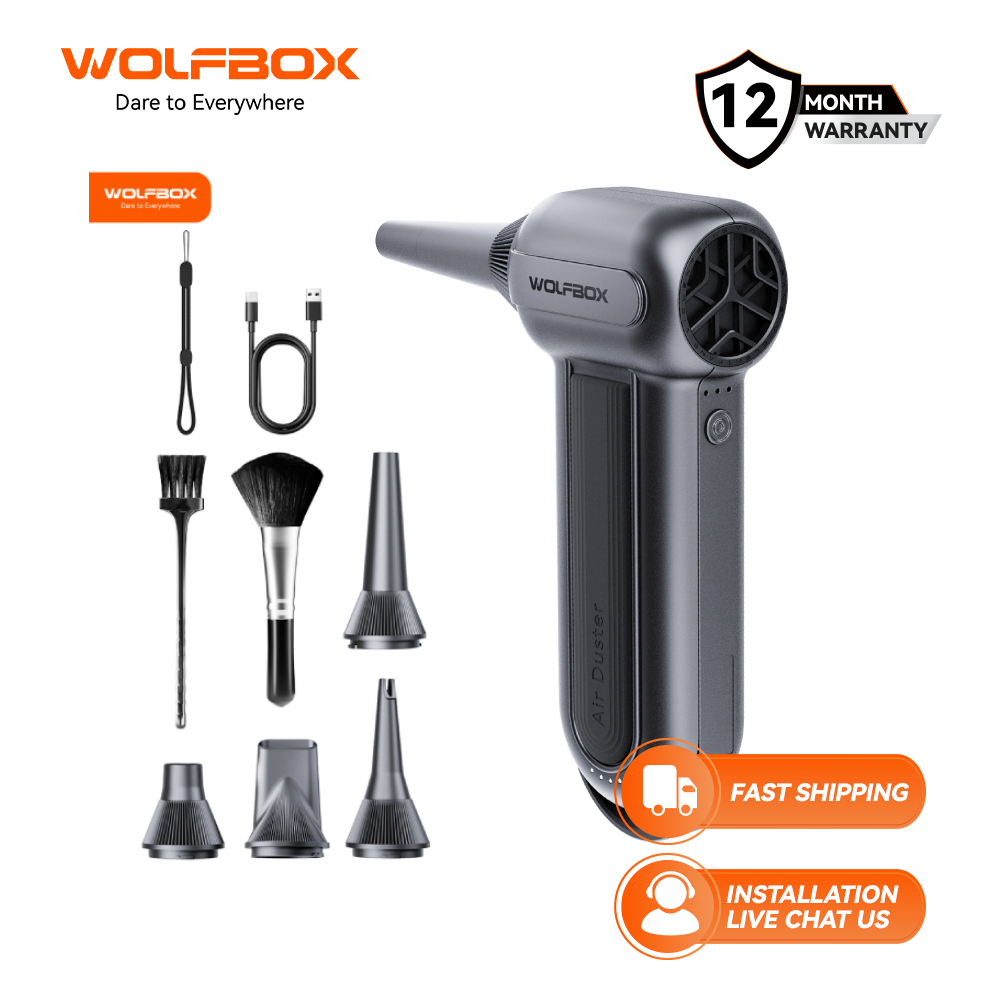 WOLFBOX MF100 เครื่องดูดฝุ่นปัดฝุ่นแบบชาร์จไฟได้150000RPM 3-Gear Cordless สําหรับพีซี – โปรปัง