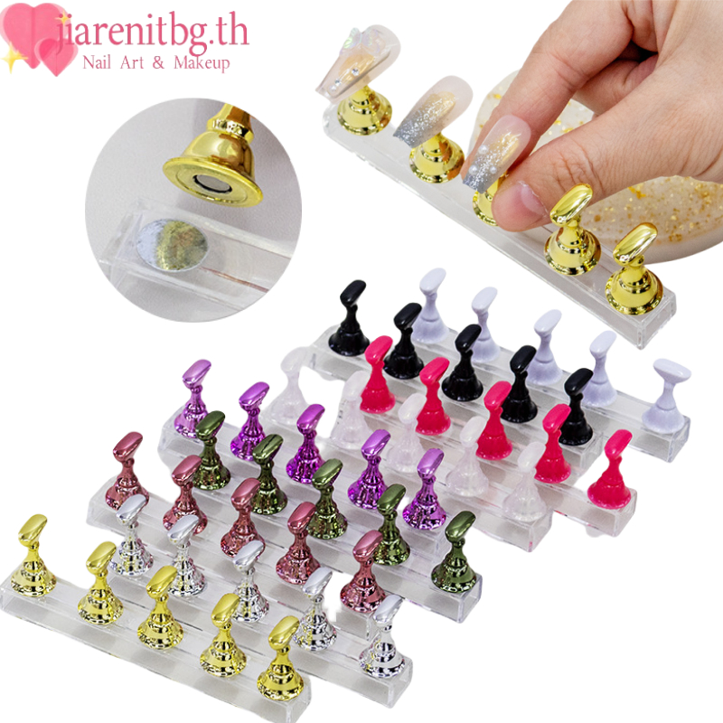 เรนบีจี 1เซ็ตที่ใส่เล็บฝึกยืนแสดงอะคริลิคคริสตัลโชว์ชั้นวาง