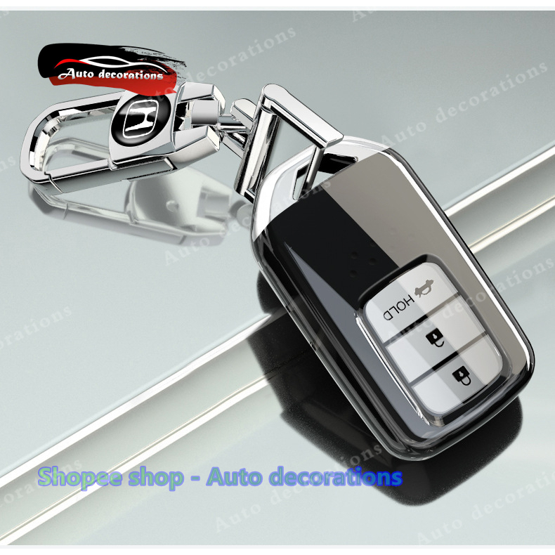 Honda สมาร์ทรีโมทกุญแจรถสําหรับ City 2025 HRV Jazz Brv Hrv Civic โปร่งใสผู้ถือพวงกุญแจ