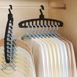 10pcs Baby Clothing Support Non-Slip Rack Clothes Support Rack Bow Tie No Trace Clothes Rack