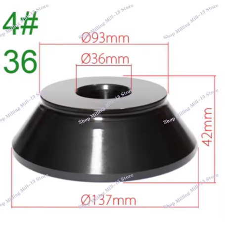 4 Balancer Adaptor Cone Wheel Balancers Standard Taper Cones Shaft ขนาด 36/38/40 มม.