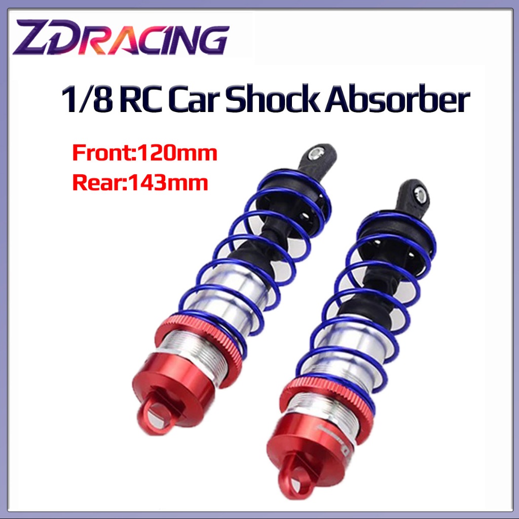 ZD RACING 120 มม.ด้านหน้า & 143 มม.โช้คอัพหลัง Damper Suspension สําหรับ 1/8 JLB HSP EM Racing DHK H