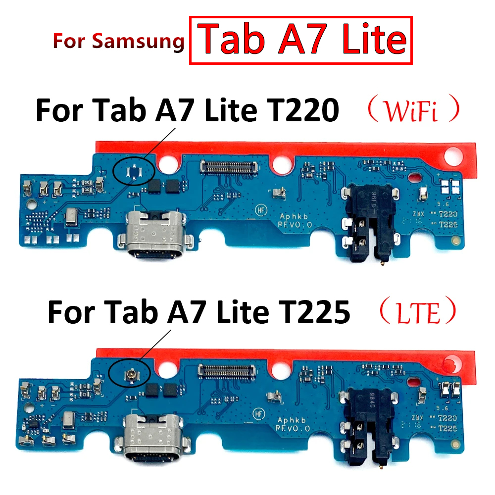 แพรตูดชาร์จ（USB Charging board Charging Port Flex Cable ) For Samsung Tab A7 Lite LTE T220 / T225
