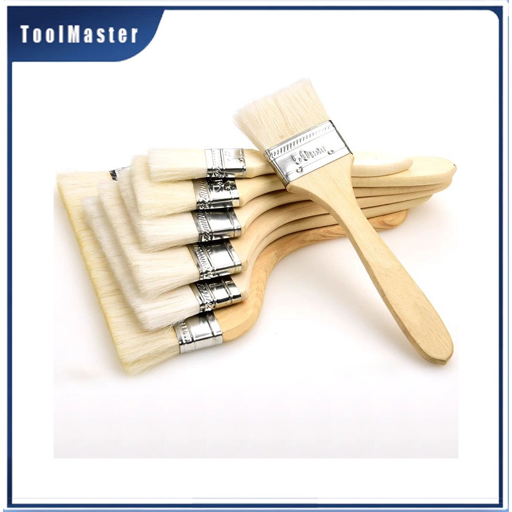 T0020 แปรงทาสี แปรงทาสีบ้าน ขนาด 1 นิ้ว 2 นิ้ว 3 นิ้ว 4 นิ้ว (PAINT BRUSH 1" 2" 3" 4") ราคาถูกส่งตรง