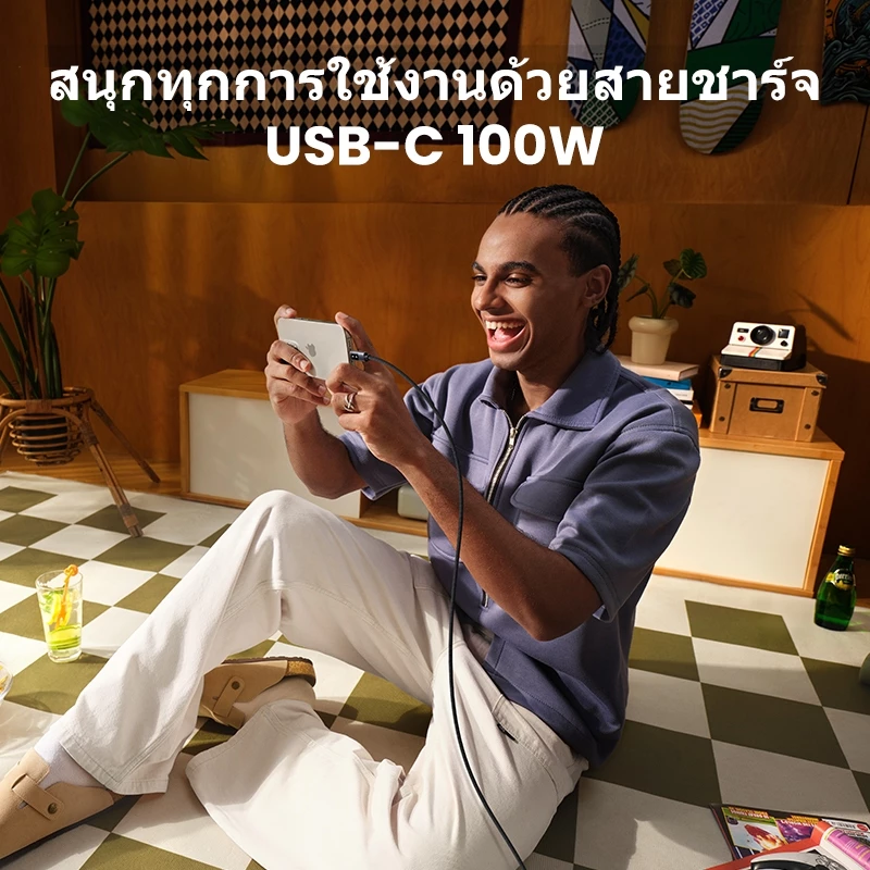 UGREEN Uno 100W Type C สายชาร์จเร็ว E-Marker สําหรับ iPhone 17 Pro Max 16 Pro Max 15 Series Samsung S24 S23 Ultra iPad Pro Macbook thumbnail 9