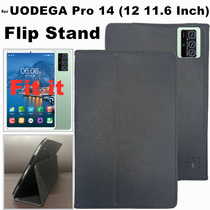 Flip Case for UODEGA Tab Pro14 P14 12 11.6 Inch Silk Pattern Cover Flip Foldable Stand Full Body Pro