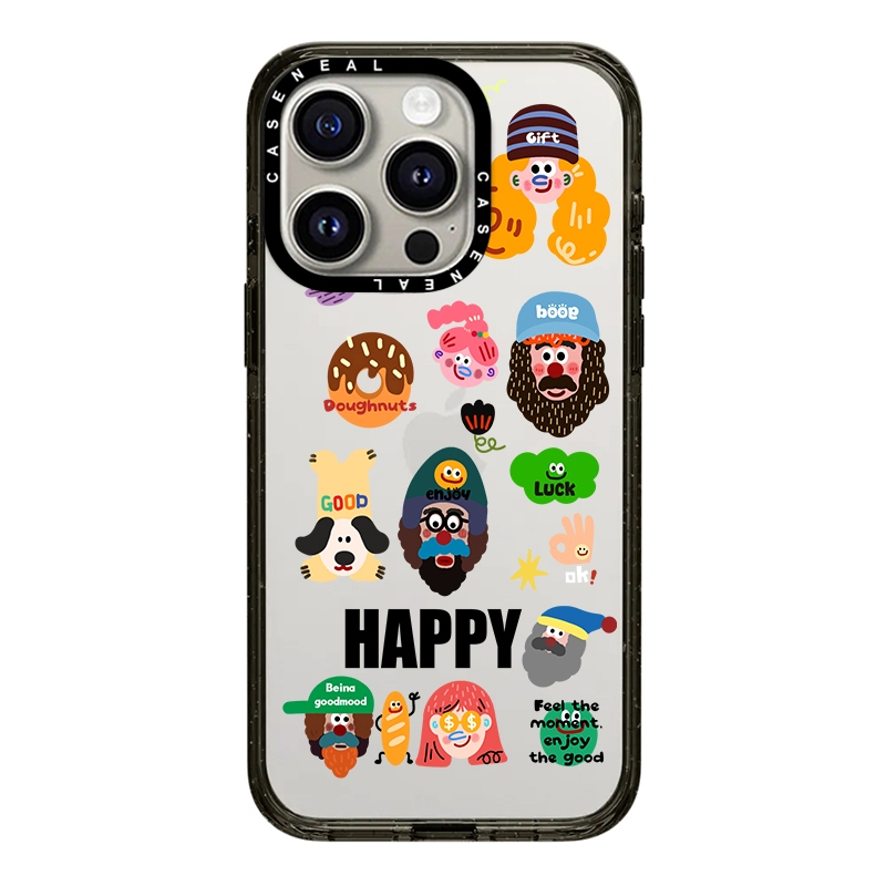 Drop proof glitter CASENEAL เคสโทรศัพท์สําหรับ iPhone 16promax 16pro 15Pro 15promax 14promax 13promax Happy moments เคสแข็งสําหรับ 12 12promax อะคริลิค iPhone 13 กรณีคุณภาพสูง - รูปที่ 4