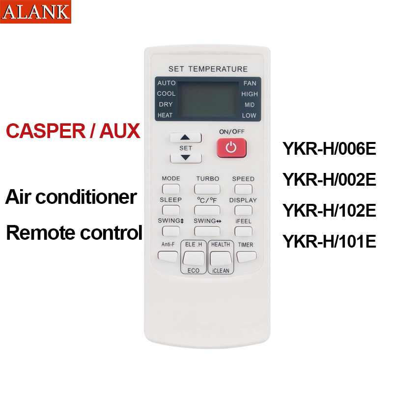 ALANK Remote รีโมทแอร์ Carrier MAVELL (ใช้ได้ทันที ตัวถังเหมือนเดิม)YKR-H/102E YKR-H/006E YKR-H/002E