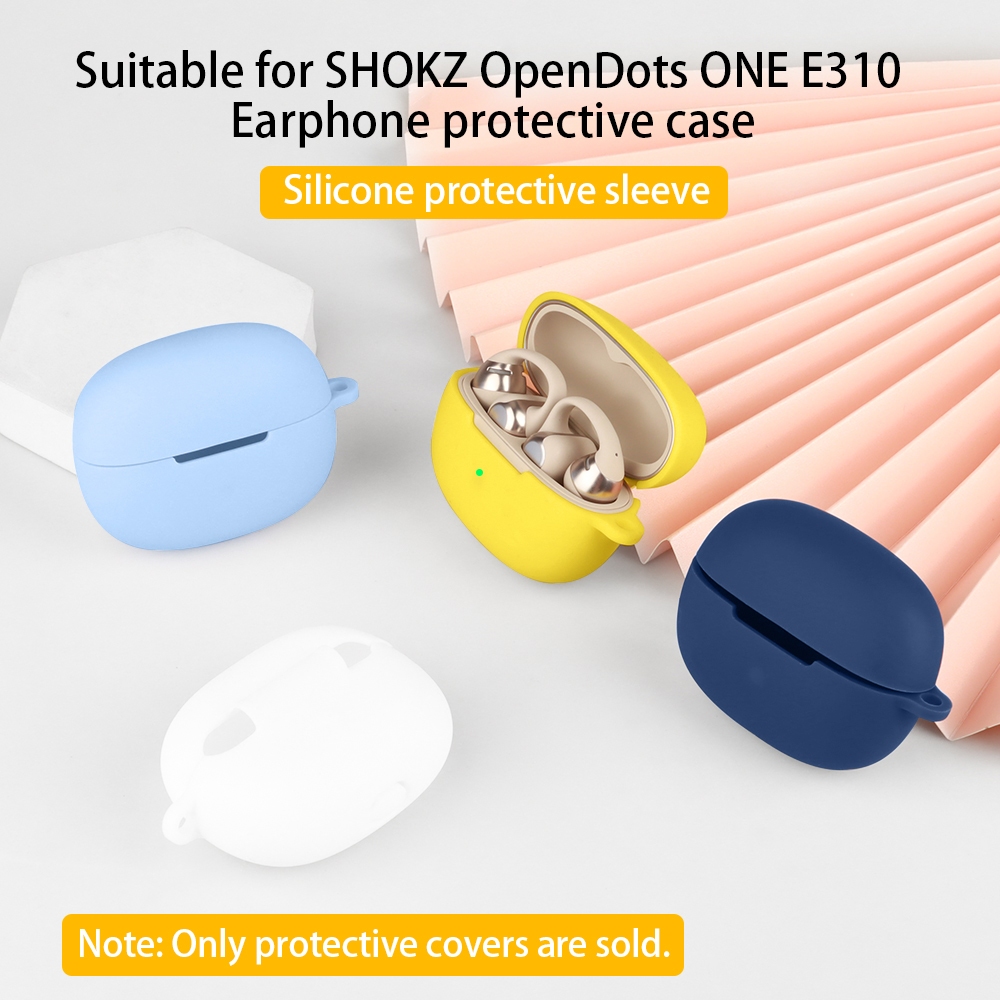 สําหรับ SHOKZ OpenDots ONE E310 หูฟังเคสป้องกันผิวที่เป็นมิตรป้องกันการล่มสลายและกันฝุ่น