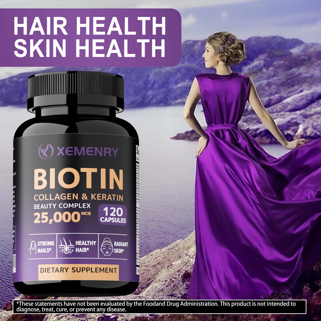 Collagen Hair Growth Support อาหารเสริมผิวและเล็บ Beauty 30 แคปซูล