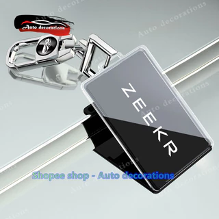 ZEEKR สมาร์ทรีโมทกุญแจรถสําหรับ Zeekr 009 7X 9X 001 007 X พวงกุญแจ keyless ฝาครอบกุญแจโปร่งใส