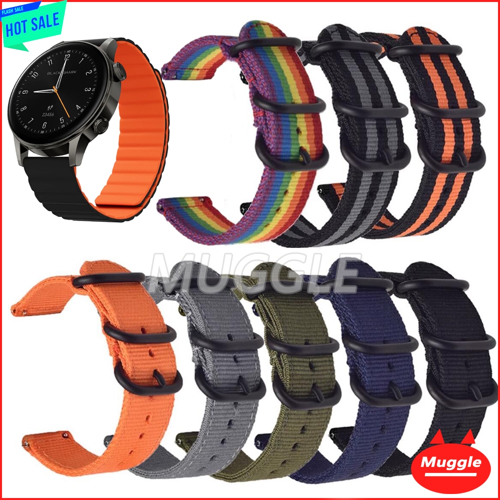 สาย Black Shark S3 Black Shark GS3 GS3 สมาร์ทวอทช์ผ้าใบสายผ้าไนลอนทอ Black Shark GS3 Ultra BlackShar