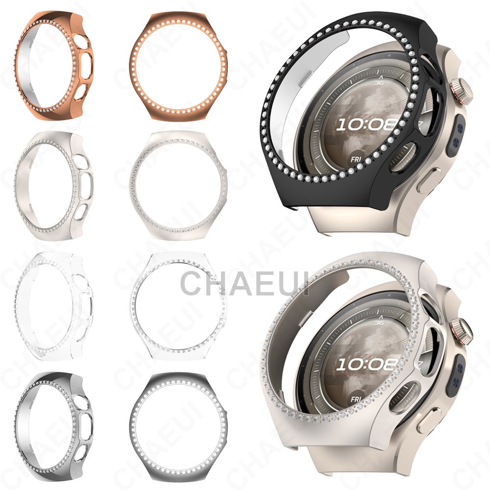 ป้องกันหน้าจอ พีซี กรณีกรอบฝาครอบอุปกรณ์เสริมสําหรับ Huawei Watch 5 46mm 42mm