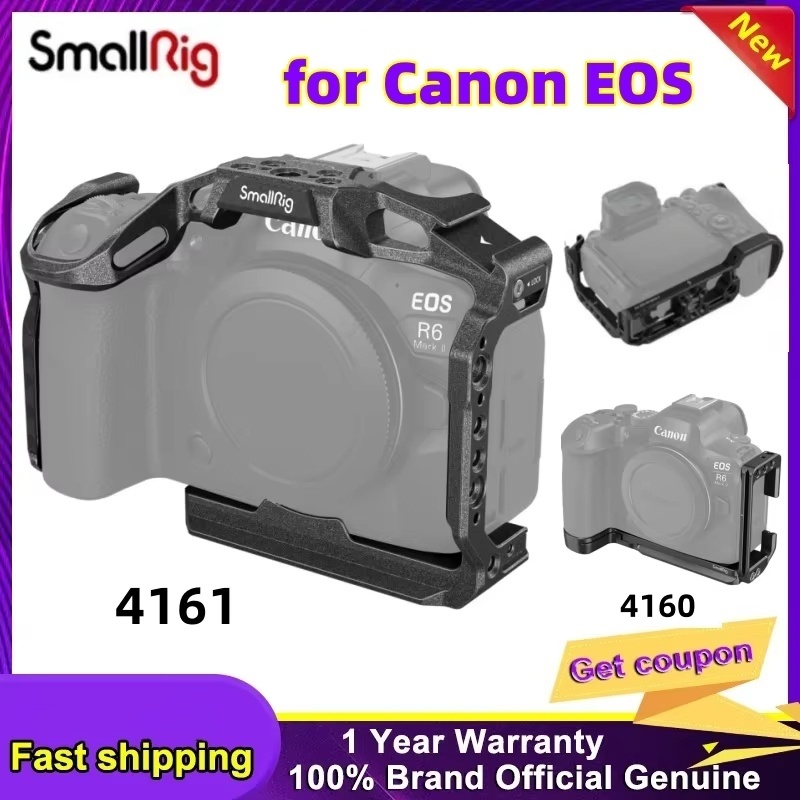 SmallRig 4159/4161 สีดํา Mamba กล้องสําหรับ Canon EOS R6 Mark II,4160 L-Shape Mount Plate สําหรับ Ca