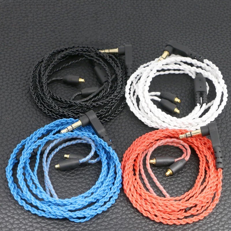 FENGRU Kuma Twistedwire MMCX หูฟังอัพเกรดสําหรับ Shure SE315 SE535 SE846 หูฟังสายไฟ